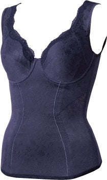 ジャガード ヴィーナス シンプルレース ロングブラジャー