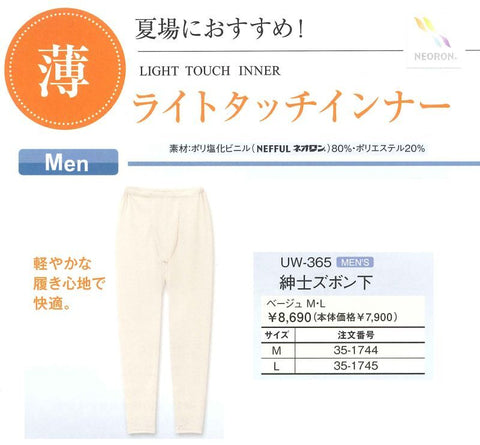 ネオロン(neoron) ライトタッチインナー 紳士ズボン下
