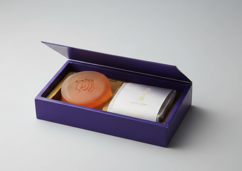 手作りせっけん 紫輝モイストソープ 90g×2