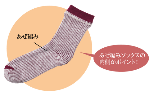 ネオロン(neoron) 紳士あぜ編みソックス