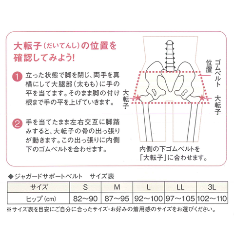 ジャガード サポートベルト