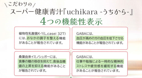 New きらめき青汁 uchikara -うちから-