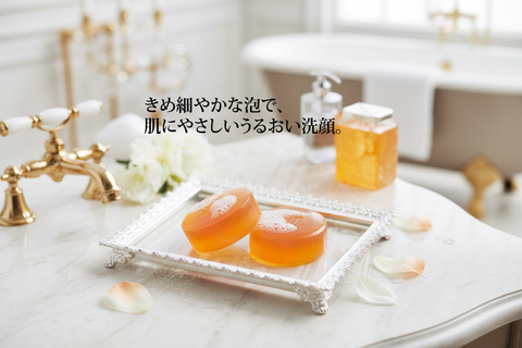 手作りせっけん　紫輝モイストソープ　90g×2