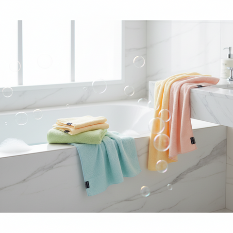 【在庫限りで終了】テイジン　ミクロピュア　ボディタオル