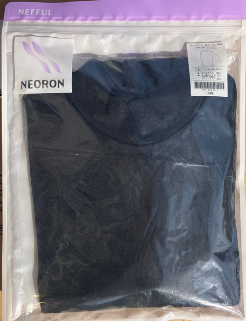 【訳あり品】ネオロン(neoron) フィットリブ婦人ハイネック長袖