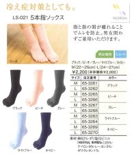 画像1: ネオロン(neoron) ５本指ソックス (1)